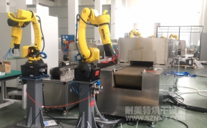 NMT-ZP-108 疫苗玻璃瓶小型預(yù)熱加固化自動裝配線(蘇州?？松?